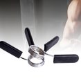 thumbnail image 2 of 2pcs Barbell Spring Clamps Workout Weightlifting Fitness Quick Release Weight Bar Locks Clips, 28mm, 2 of 9