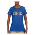thumbnail image 3 of For the Love of the Game Sports Womens Graphic T-Shirt, Royal, X-Large, 3 of 5