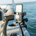 thumbnail image 5 of RAILBLAZA Pontoon Boat Square Rail Mount for Top Rail, Mount Fillet Table, Drink Holders, StowPod, Rod Holders and More, 5 of 8