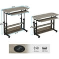 Tribesigns Portable Desk with Wireless Charging Station, Height