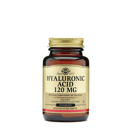 Solgar Hyaluronic Acid Tablets, 120 mg, 30 Count