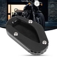 thumbnail image 4 of Fydun Almohadilla para Soporte de Motocicleta, Soporte Lateral para Motocicleta, Almohadilla de ampliación, extensión de Soporte para Triumph Bonneville T100 / T120(Negro) Ecomeon no, 4 of 5