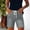 A10-Gray, variant on POTETI Jean Shorts for Women High Waisted Denim Shorts for Women Blue with Pockets Flat Front Distressed Ripped Solid Casual Shorts