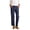 Navy, variant on Admvng Women's Cotton and Linen Pants Straight Leg Casual Summer Office Trousers with Pockets