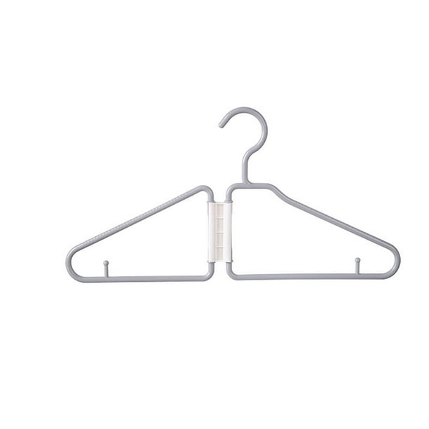 Percha Plegable Xiying - Perchero de Plástico Plegable para Ropa, Diseño Compacto, 39,5 X 21 Cm, Paquete de 2