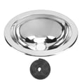 thumbnail image 2 of Stainless Steel Oval Sink, Single Bowl Bar Sink Flush Mounting  for Boat Caravan RV Bathroom, 2 of 7