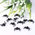 thumbnail image 4 of OTVIAP 50pcs 2cm Small Black Plastic Fake Spider Toys Funny Joke Prank Realistic Props,Plastic Spider,Black Plastic Black Spider, 4 of 7