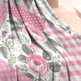 thumbnail image 3 of Pioneer Flower Floral Print Pattern Blanket,Comfortable Soft Lamb Wool Throw Blanket,All Season,Warm Lightweight Blankets for Sofa Bed Couch Living Room Chair,30"x40", 3 of 4