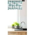 thumbnail image 3 of Ambesonne Marine Window Valance, Sailboats Sketch on Sea Art, 54" X 12", Seafoam Dark Sky Blue, 3 of 3