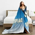 thumbnail image 5 of Quinnipiac University Logo Fleece Blanket, Very Soft Microfiber Flannel Blanket for Couch Warm and Cozy for All Seasons, 5 of 6