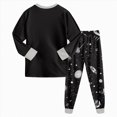 thumbnail image 6 of Gibobby Toddler Boys Pajamas Dailywear Set Boys Girls 2t 3t 4t 5t Fall Winter Round Neck Pants Set Loungewear 2Pc Long Sleeve Pajamas Set Toddler Boys Clothes,Light Gray,Size 6-7 Years, 6 of 8