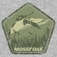 thumbnail image 2 of Boy's Mossy Oak Mallard Green Badge Pull Over Hoodie Athletic Heather Medium, 2 of 4