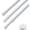 41-74", variant on 3 PCS Spring Tension Curtain Rod Adjustable Length 41-74 Inches, No Drilling, Tension Rod Suitable for Windows, Bathroom, Cabinets, Wardrobes （White) (white)