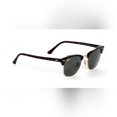 thumbnail image 4 of RB-Hip Hop-sunglasses Clubmaster Green Lenses Tortoise Frame RB3016 Men / Women New, 4 of 5