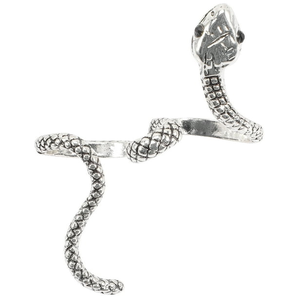 Anillo de serpiente punk, anillo de serpiente vintage, anillo de serpiente, joyería gótica para hombres y mujeres.