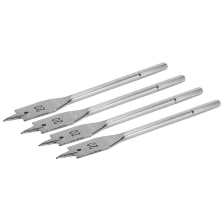 

Drill Bits Sets Flat Wood Drill Bits Replacement 4Pcs 20mm Woodworking Flat Drill Accessories Flat Wood Drill Bits For Electrical Wiring