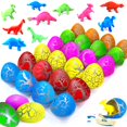 thumbnail image 1 of Huevos de dinosaurio para incubar iGeekid, 24 unidades, regalos de fiesta para niños de 3 a 10 años, 1 of 6