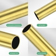thumbnail image 2 of 10-Pack 30mm Brass Round Tube, 4mm OD 0.5mm Wall Thickness Short Brass Seamless Tubing for DIY Crafting/Decorating, 2 of 7