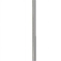 Extension Rod  22 In. Rod With Nipple - Brushed Steel