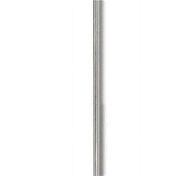 Extension Rod  22 In. Rod With Nipple - Brushed Steel