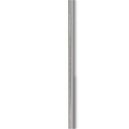 Extension Rod 22 In. Rod With Nipple - Brushed Steel