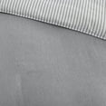 thumbnail image 2 of Madison Park Hayden Housse de Couette Réversible à Rayures Mini Set Gris Simple, 2 of 4
