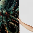 thumbnail image 3 of Shiartex Octopus Shower Curtain Green Octopus Tentacles Ocean Vintage Sea Wildlife Kraken Coastal Nautical Fabric Bathroom Sets with Hooks 36x72, 3 of 7