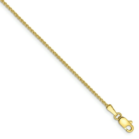 10k Yellow Gold 1.25mm Spiga Necklace Chain Bracelet Wheat Gifts For Women For Her