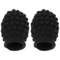 thumbnail image 1 of BRIGHTFUFU Juego de 2 fundas de silicona para baquetas, para silenciar la práctica de batería, con efecto de silenciamiento., 1 of 8