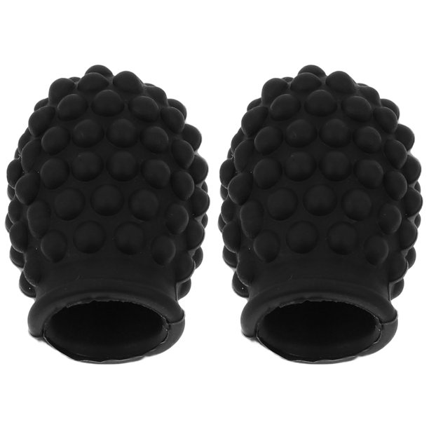 BRIGHTFUFU Juego de 2 fundas de silicona para baquetas, para silenciar la práctica de batería, con efecto de silenciamiento.