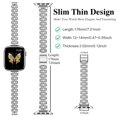 thumbnail image 3 of ZYX Slim Metal Band for Apple Watch, Women's 14mm Thin Metal Strap with Tool, Sliver, 44mm/45mm/46mm/49mm/42mm(series 1 2 3), 3 of 7