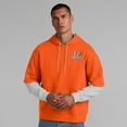 thumbnail image 4 of Unisex Fanatics  Orange Cincinnati Bengals Sleek Elements Pullover Hoodie, 4 of 6
