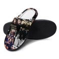 thumbnail image 4 of The Vampire Diaries Characters Fuzzy Cotton Slippers For Mens Winter Cotton Lightweight Anti-slip Rubber Sole Slippers House Open Back Slippers Closed Toe Slippers, 4 of 9