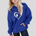 thumbnail image 4 of Ugoldhm Boys Girls Oversized Hoodie Printed Sweatshirts with Pocket Fall Winter Outerwear 5-15 Years, 4 of 6