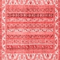 thumbnail image 1 of Ahgly Company Indoor Square Abstract Red Modern Area Rugs, 7' Square, 1 of 4
