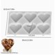 thumbnail image 1 of 1 pieza de posavasos cuadrado redondo, molde de resina de silicona, pegamento DIY, mesa hexagonal octogonal gruesa en forma de corazón, 1 of 2