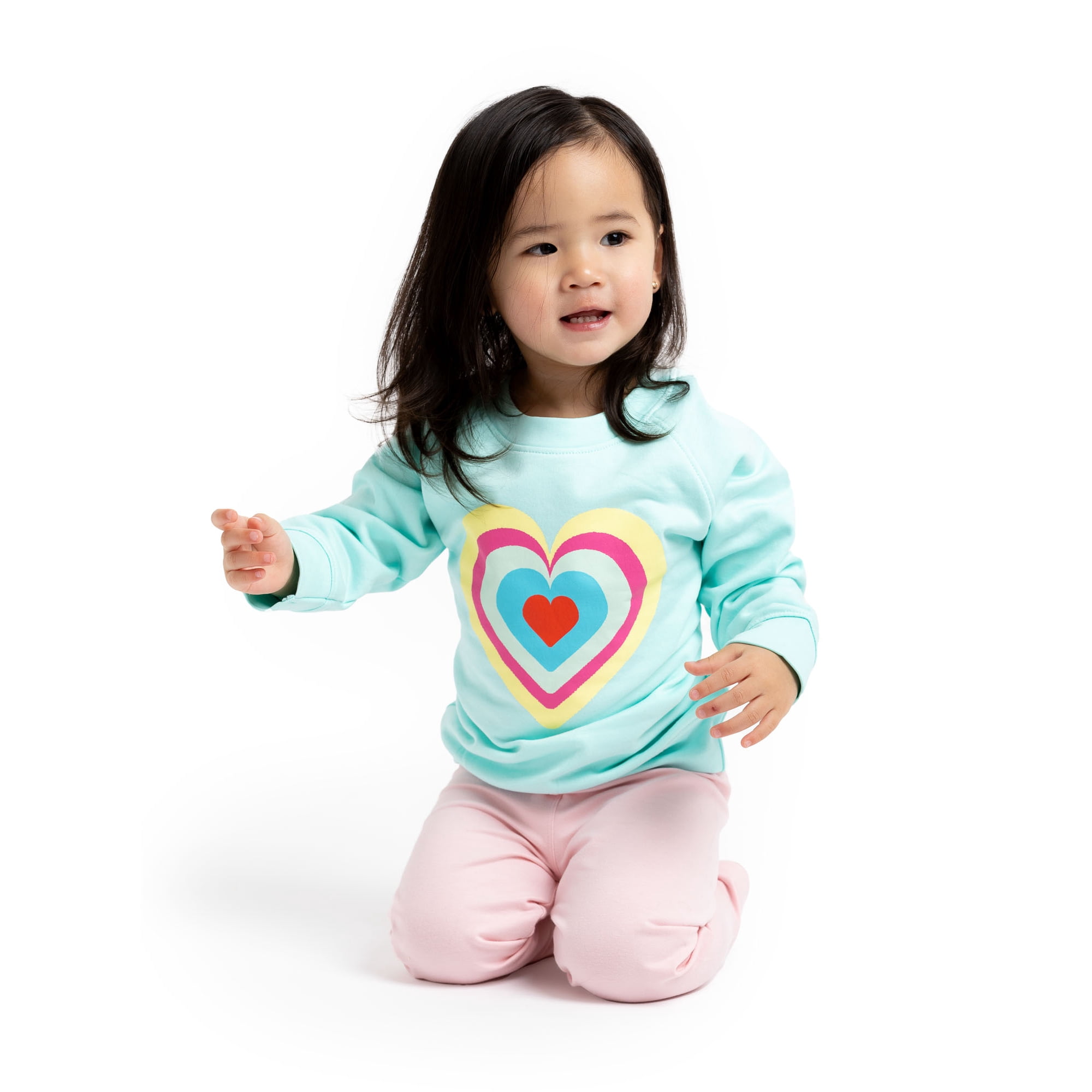 Paris Hilton x Monica + Andy Organic Cotton Baby Crewneck Sweatshirt, Sizes 0-3 Months-5T