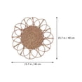 thumbnail image 2 of DINHEAROM 1Pc Decorative Rattan Hanging Ornament with Hollow Design for Store and Home, 2 of 8