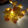 thumbnail image 5 of Drses‌‌ Thanksgiving Maple Leaf Lamp String Garden Party Room Ins Decorative Lamp USB 20 Lamp, 5 of 5