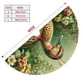 thumbnail image 3 of Lsque Mallard Duck And Flowers Print Christmas Tree Skirt, Tree Skirt with Ties or Velcro, Perfect for Holiday Decorations, Halloween, and New Year-48", 3 of 7