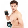 thumbnail image 2 of Fitness Gloves Weight Lifting Gym Sport Workout Training Wrist Wrap fr Men/Women, 2 of 7