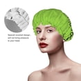 thumbnail image 4 of Balery Drink Coffee And Do Good Shower Caps, Double Layer Waterproof Shower Cap, Double Layers Reusable Shower Cap With Soft Comfortable For Long Thick Hair Soft Bath Shower Hair Caps, 4 of 9