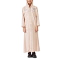 thumbnail image 3 of CPNG Muslim Girl Abaya Long Sleeve Eid Robe Dress for Kids Embroidery Islamic Kaftan Robe Lightweight Kaftan Muslim Long Gown Thobe Robe Maxi Dubai Hooded Prayer Clothes, 3 of 9