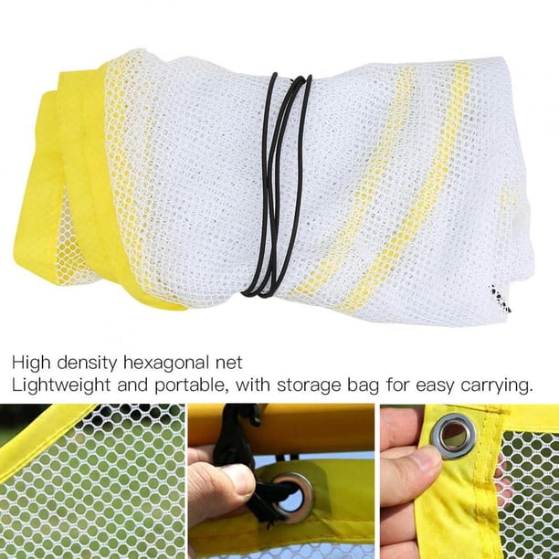 Liukouu Red de Entrenamiento de fútbol Hexagonal Net, Entrenador de precisión de fútbol Net Accesorio de Entrenamiento de Meta de fútbol portátil elástico portátil Objetivo de Artículos Deportivos Octpeak No