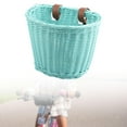 thumbnail image 3 of Cesta de bicicleta para niños, decoración frontal, cesta delantera de bicicleta para niñas, Camping Verde, 3 of 8