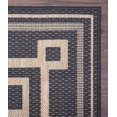 thumbnail image 6 of Oriental Area Rug - 2 ft. x 3 ft., Charcoal Gray, Waterproof Floor Rug with UV Protected Surface for Patio, Garden, Backyards, 6 of 8