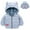 Gray, variant on YTDSCS Boys Girls Hooded Ears Winter Coats Jacket Warm down Cotton Jacket for Toddler Down-Like Cotton Wadding Thickened Outwear for Baby 6 Months-4 Years