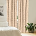 thumbnail image 3 of Ambesonne Modern Window Curtains, Stripes Line Art, Each 28" W x 63" L, Pale Yellow Orange, 3 of 5