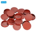 thumbnail image 3 of Tapón de plástico Uxcell, tipo de embellecedor, tapones redondos para agujeros, tapa de bloqueo a presión para tubo, rojo marrón 2", 3 of 7