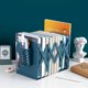thumbnail image 3 of Sujetalibros de metal TUNC ajustable organizador estante decorativo con portalápices azul, 3 of 5